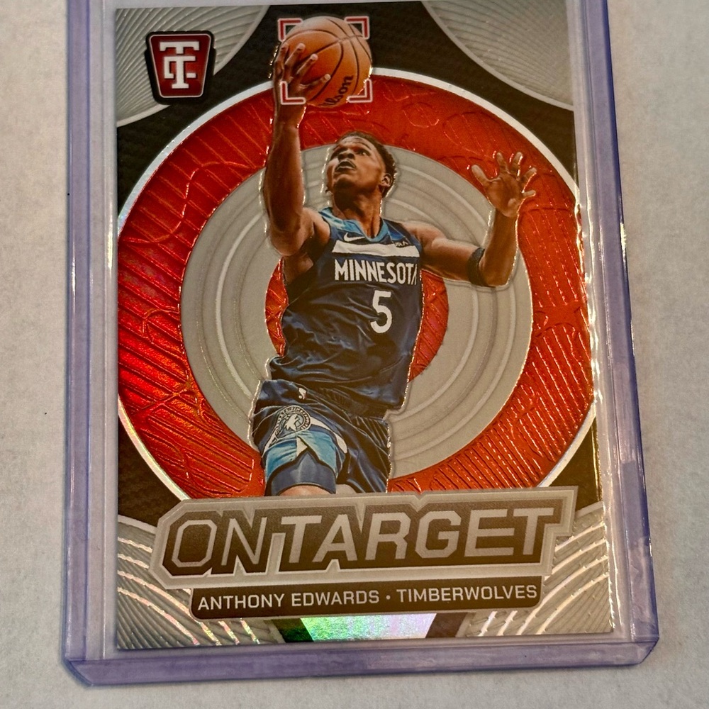 2024-2025 Anthony Edwards 10/75 basketball card Totally Certified Panini